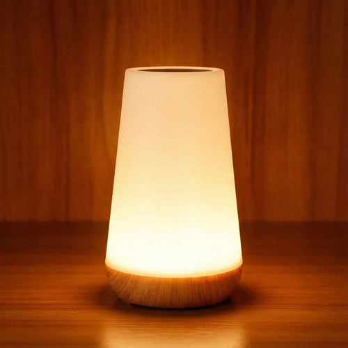 LED Color-Changing Night Light – USB Rechargeable | Touch & Remote Control
