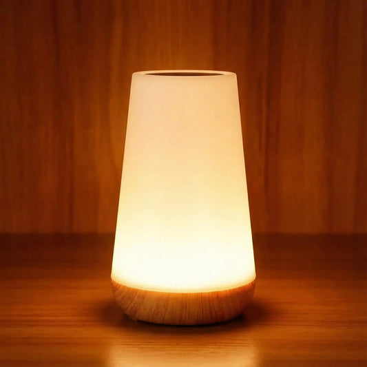 LED Color-Changing Night Light – USB Rechargeable | Touch & Remote Control