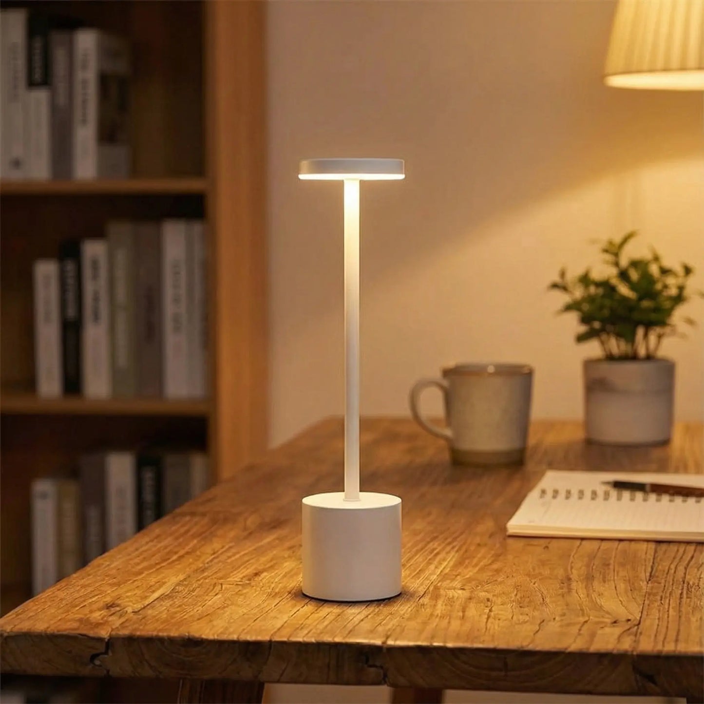 Cordless Touch Table Lamp – Dimmable | Portable Indoor Lighting
