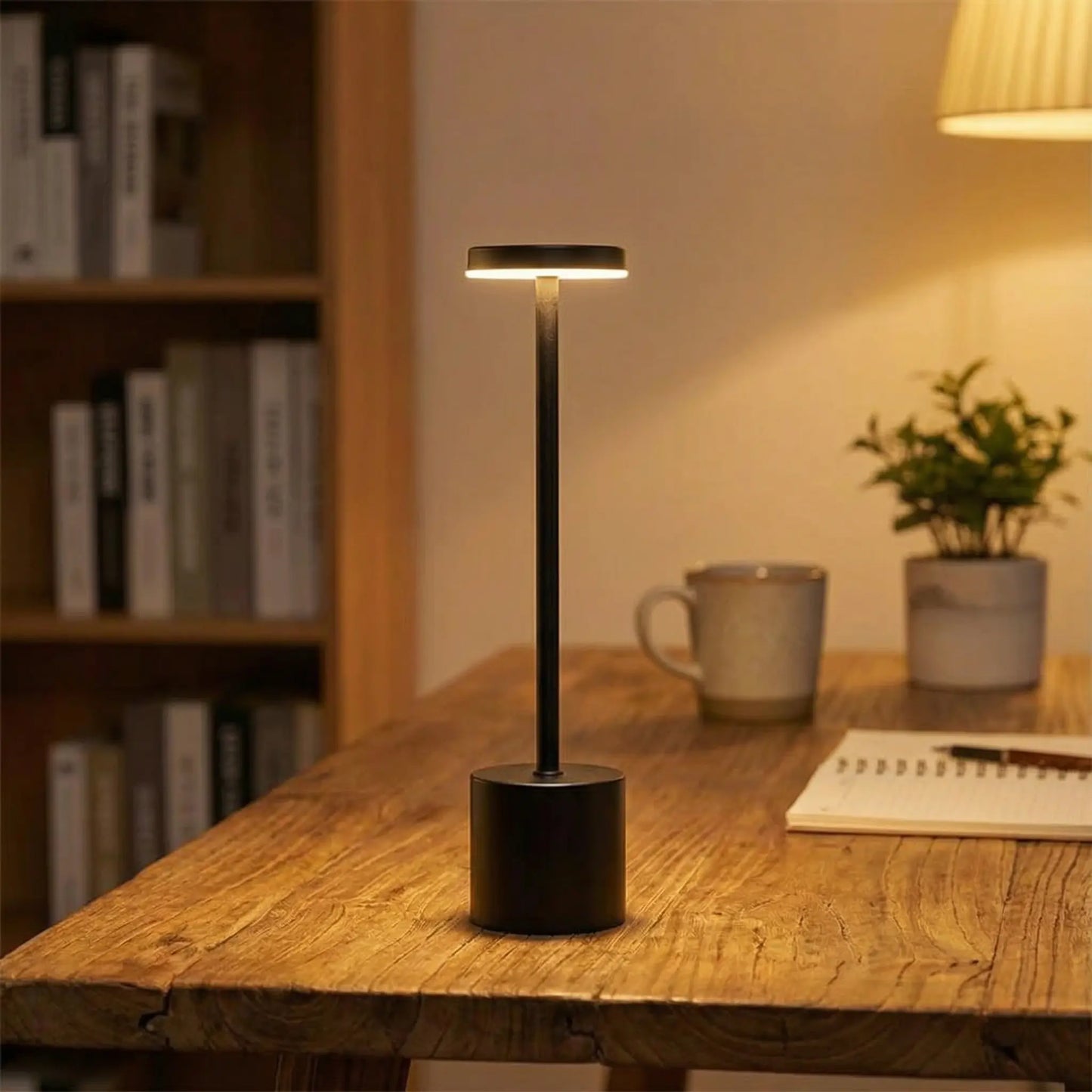 Cordless Touch Table Lamp – Dimmable | Portable Indoor Lighting