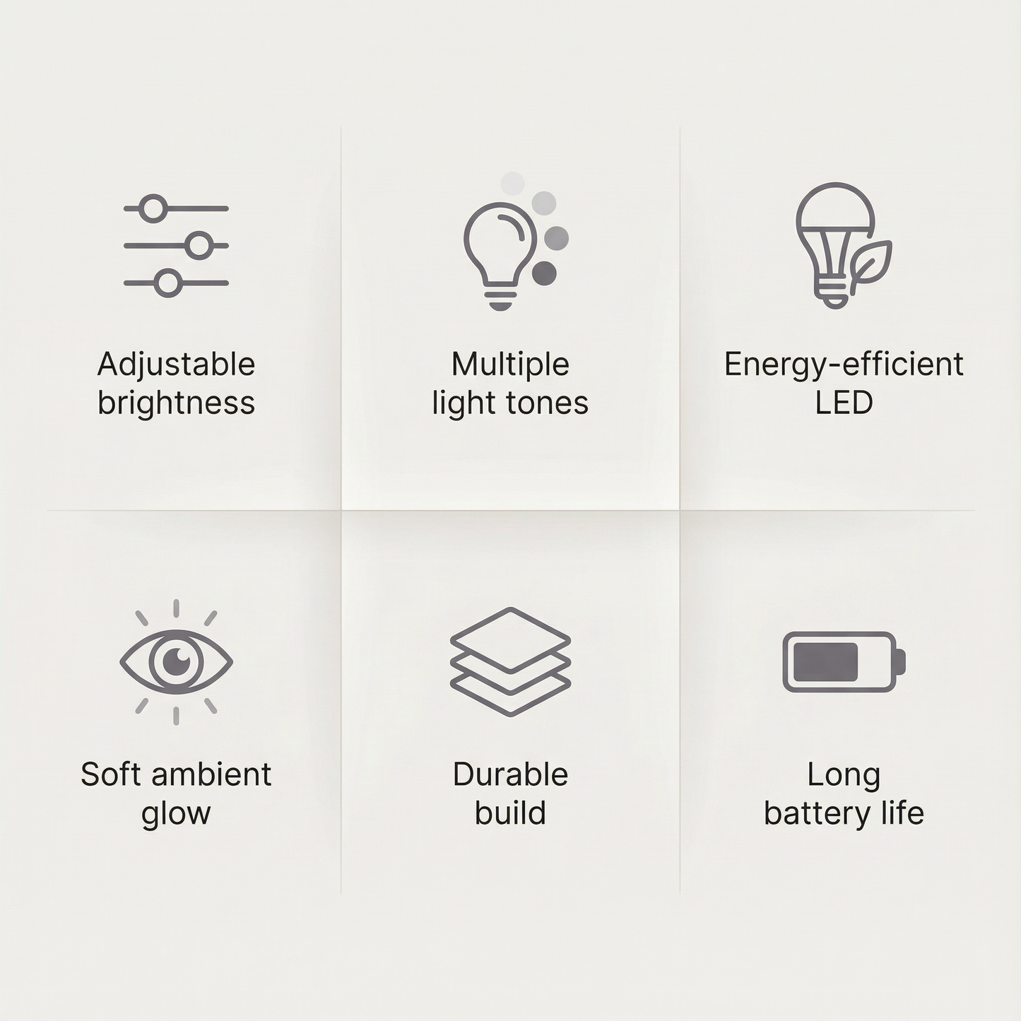 Cordless Touch Table Lamp – Dimmable | Portable Indoor Lighting